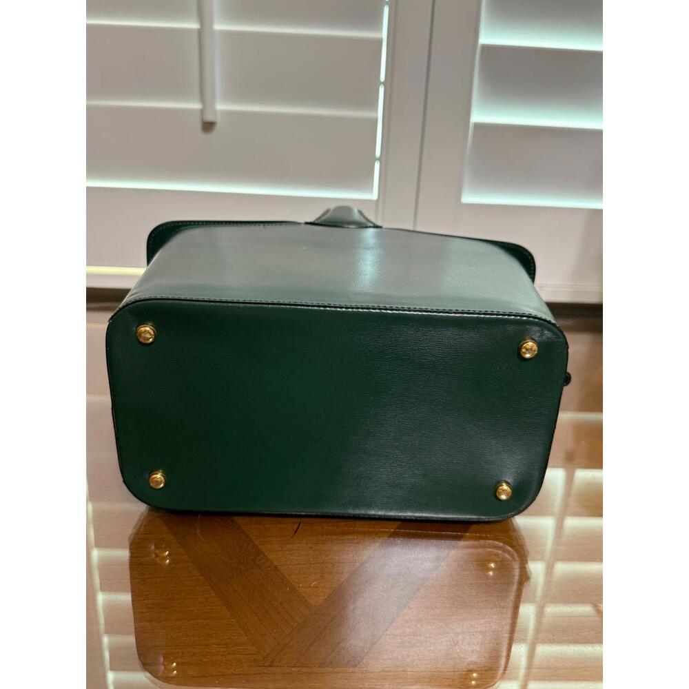 Celine Starball House Leather Green Basket Hand Bag - Picture 11 of 11